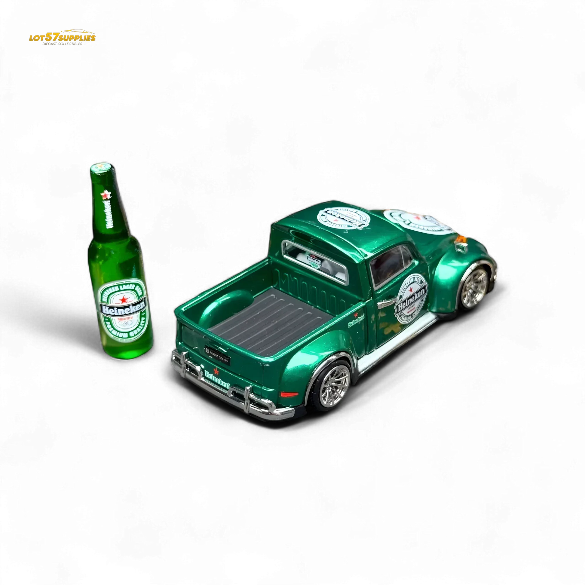 Liberty 64 Beetle Pickup - H E I N E K E N Livery 1:64 - ToylandEU