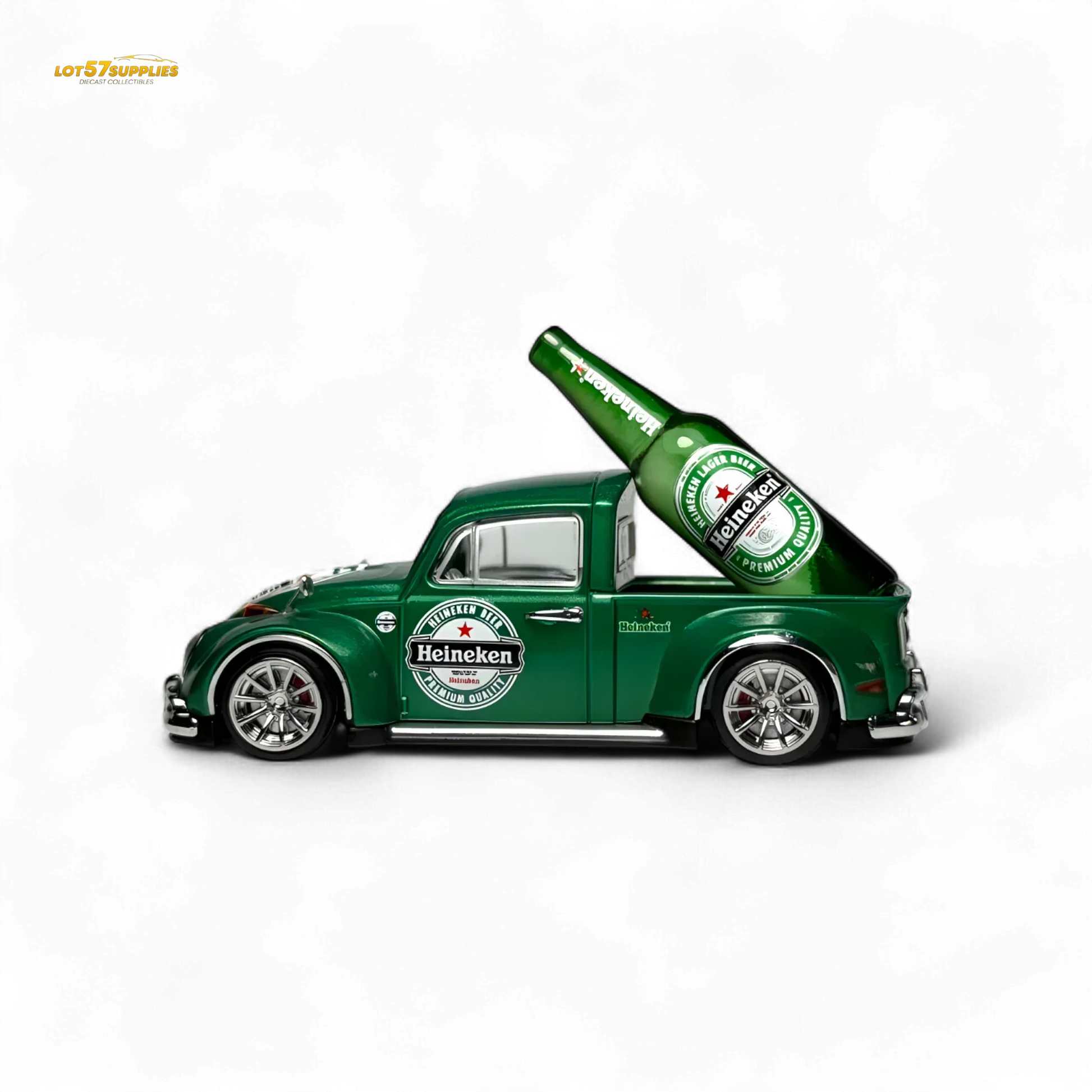 Liberty 64 Beetle Pickup - H E I N E K E N Livery 1:64 - ToylandEU