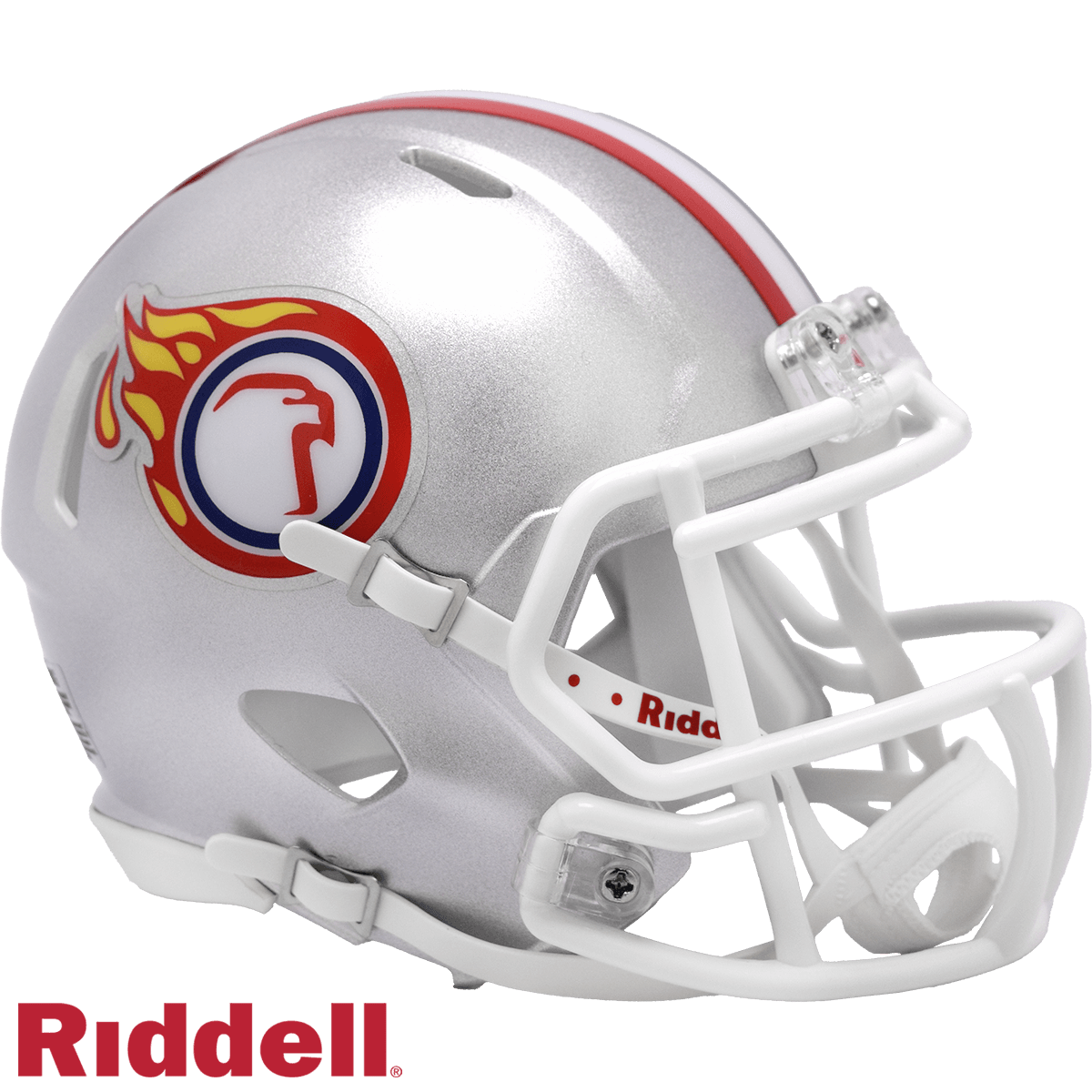 Liberty Flames Riddell Mini Speed Helmet Silver Eagle - ToylandEU