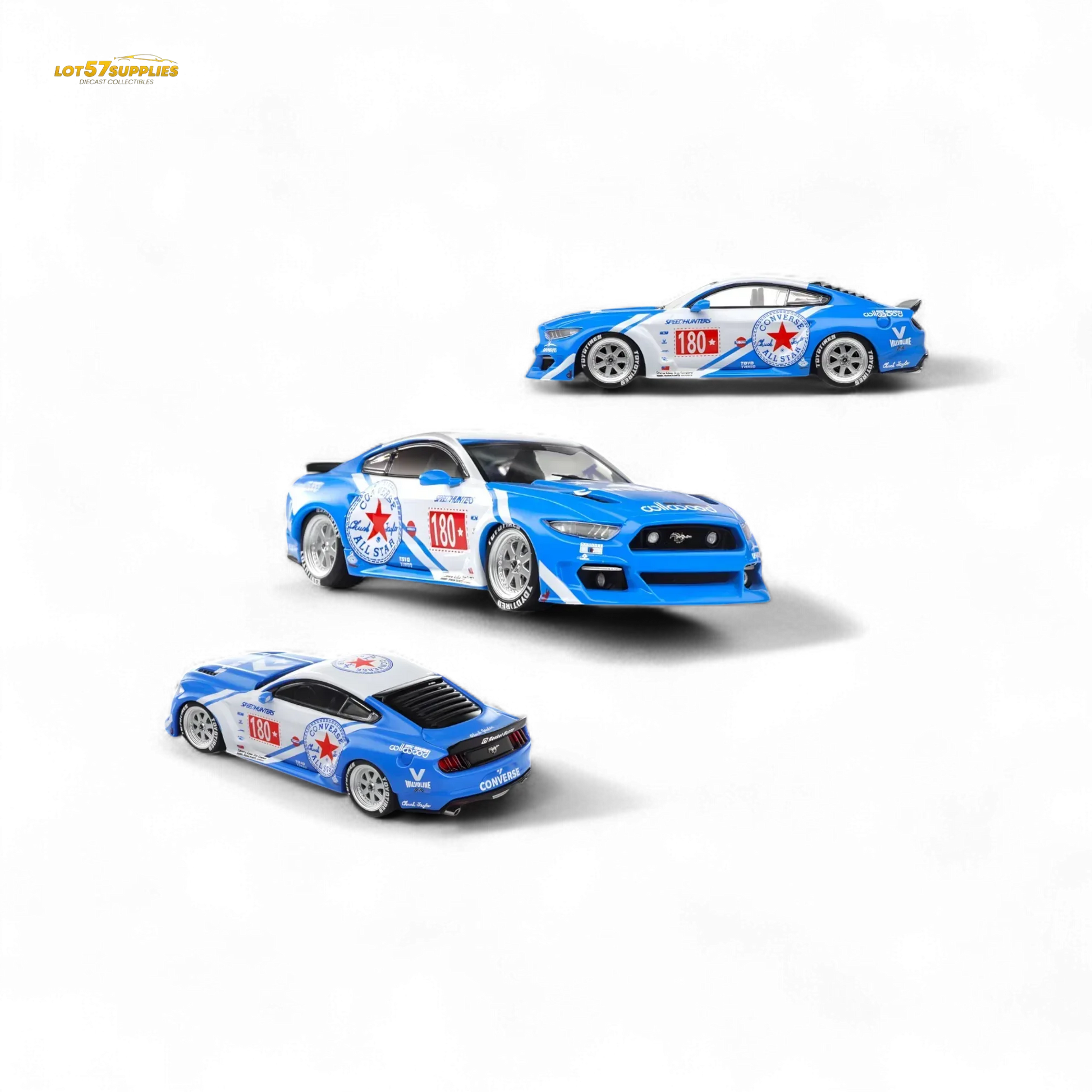 Liberty64 Ford Mustang GT Widebody Modified - C o n v e r s e 1:64 - ToylandEU