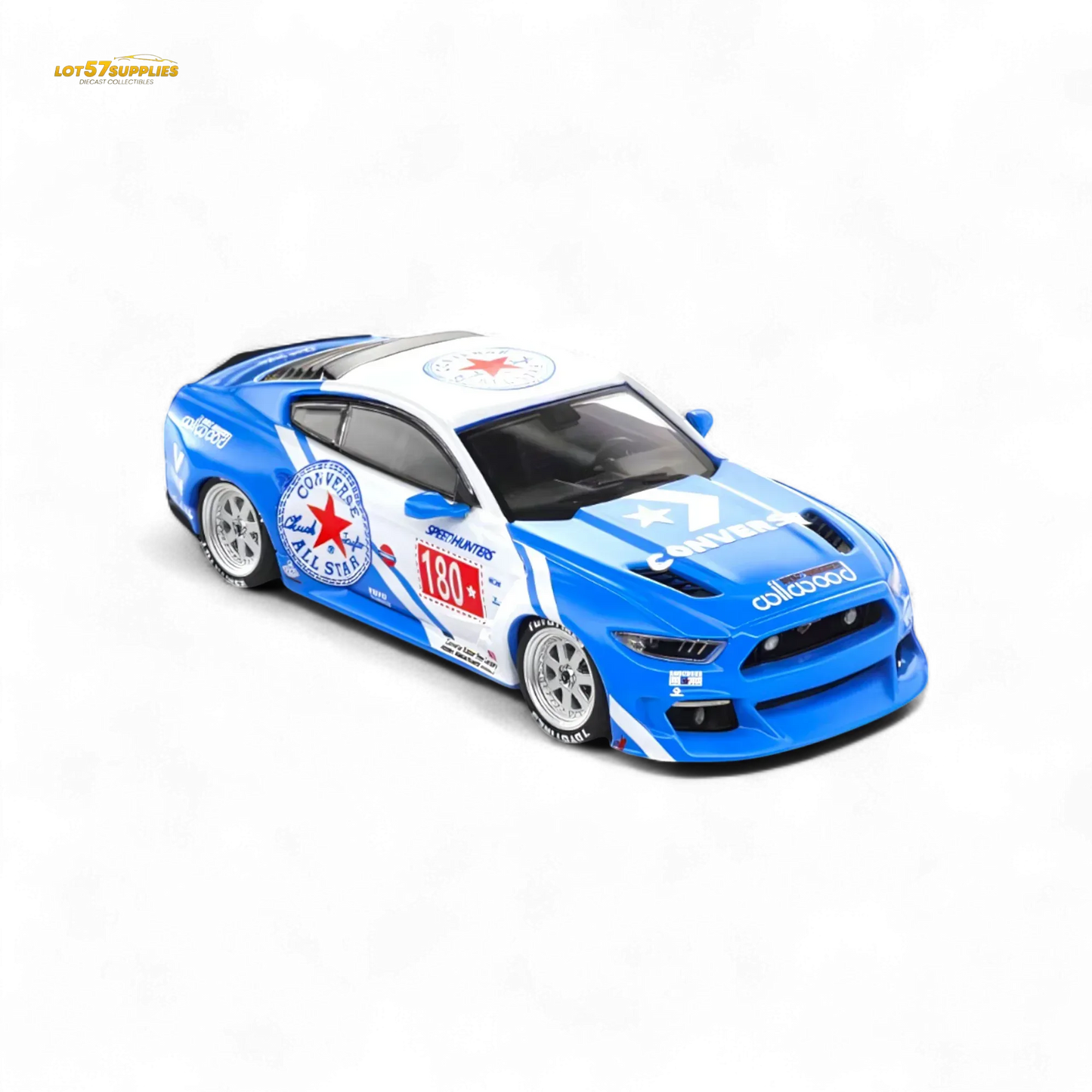 Liberty64 Ford Mustang GT Widebody Modified - C o n v e r s e 1:64 - ToylandEU