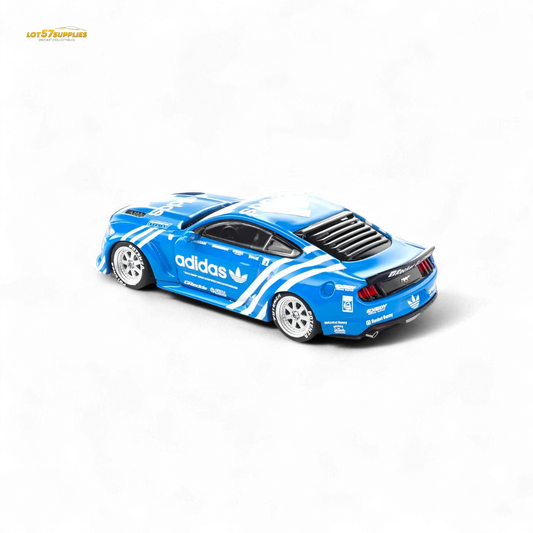 Liberty64 Ford Mustang GT Widebody Modified - A d i d a s Clover 1:64 - ToylandEU