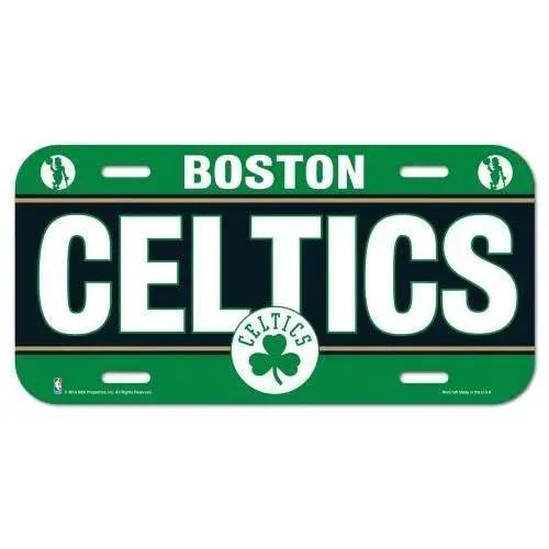  Boston Celtics Official Plastic License Plate 6x12 USA -  ToylandEU™