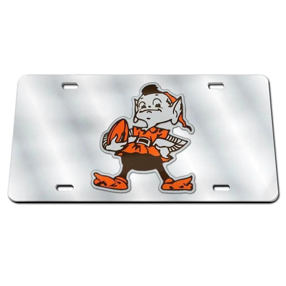  Cleveland Browns License Plate Acrylic Retro Silver -  ToylandEU™