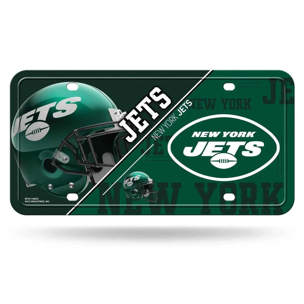  New York Jets Metal License Plate Alternate Design -  ToylandEU™