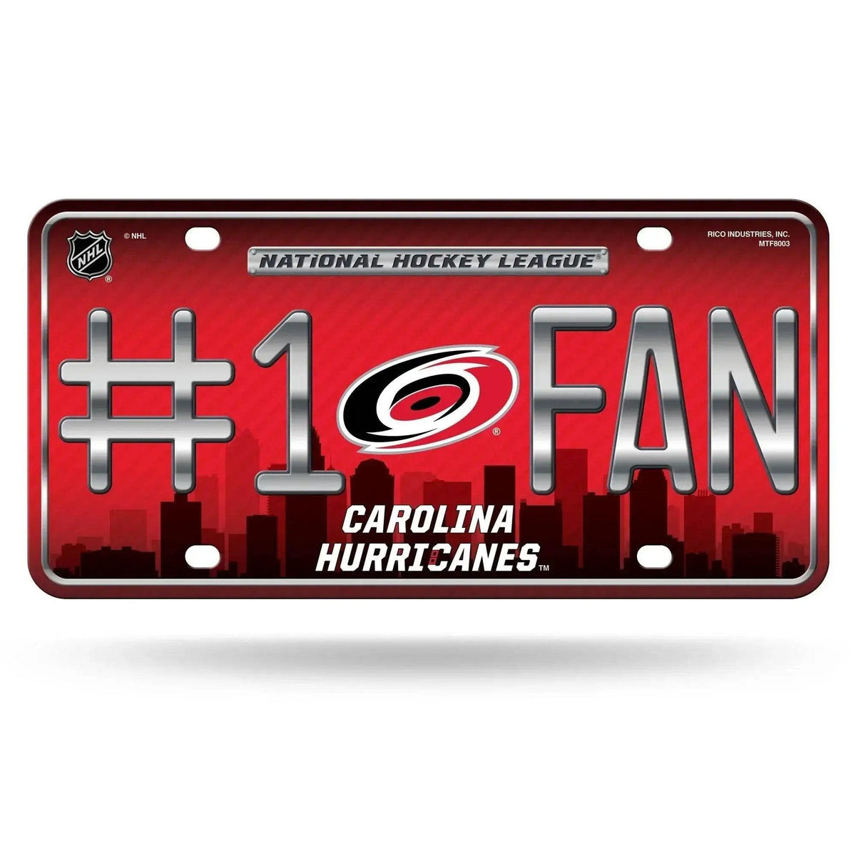  Carolina Hurricanes License Plate Fan Aluminum Rico -  ToylandEU™
