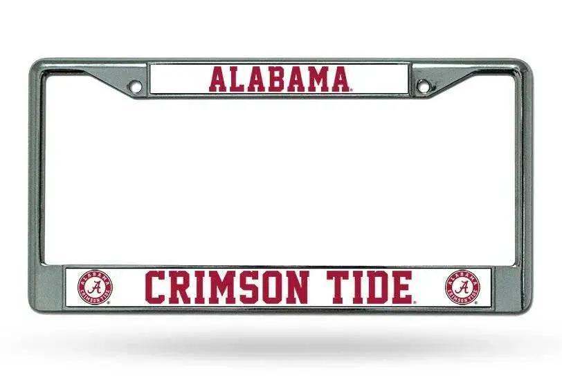  Alabama Crimson Tide License Plate Frame Chrome -  ToylandEU™