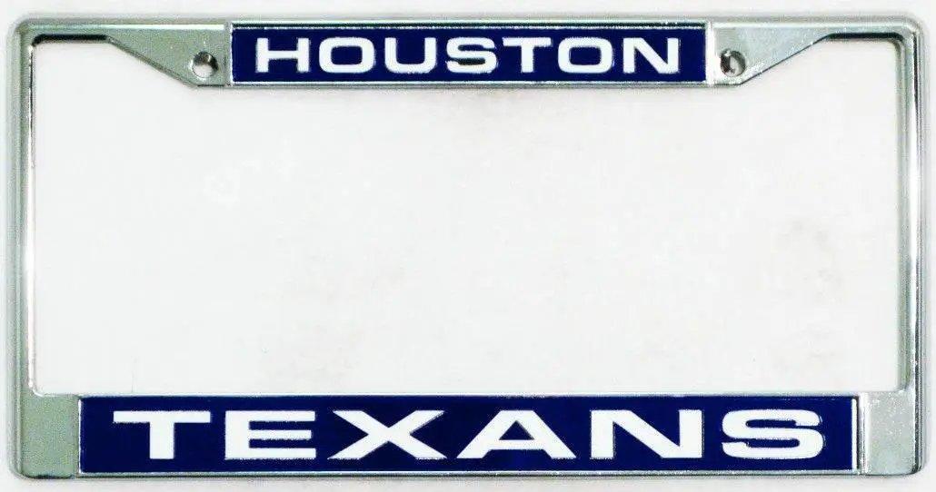  Houston Texans License Plate Frame Chrome Laser Cut -  ToylandEU™