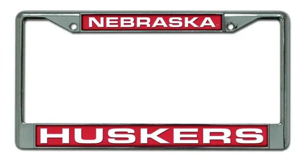  Nebraska Cornhuskers License Plate Frame Chrome Laser Cut -  ToylandEU™