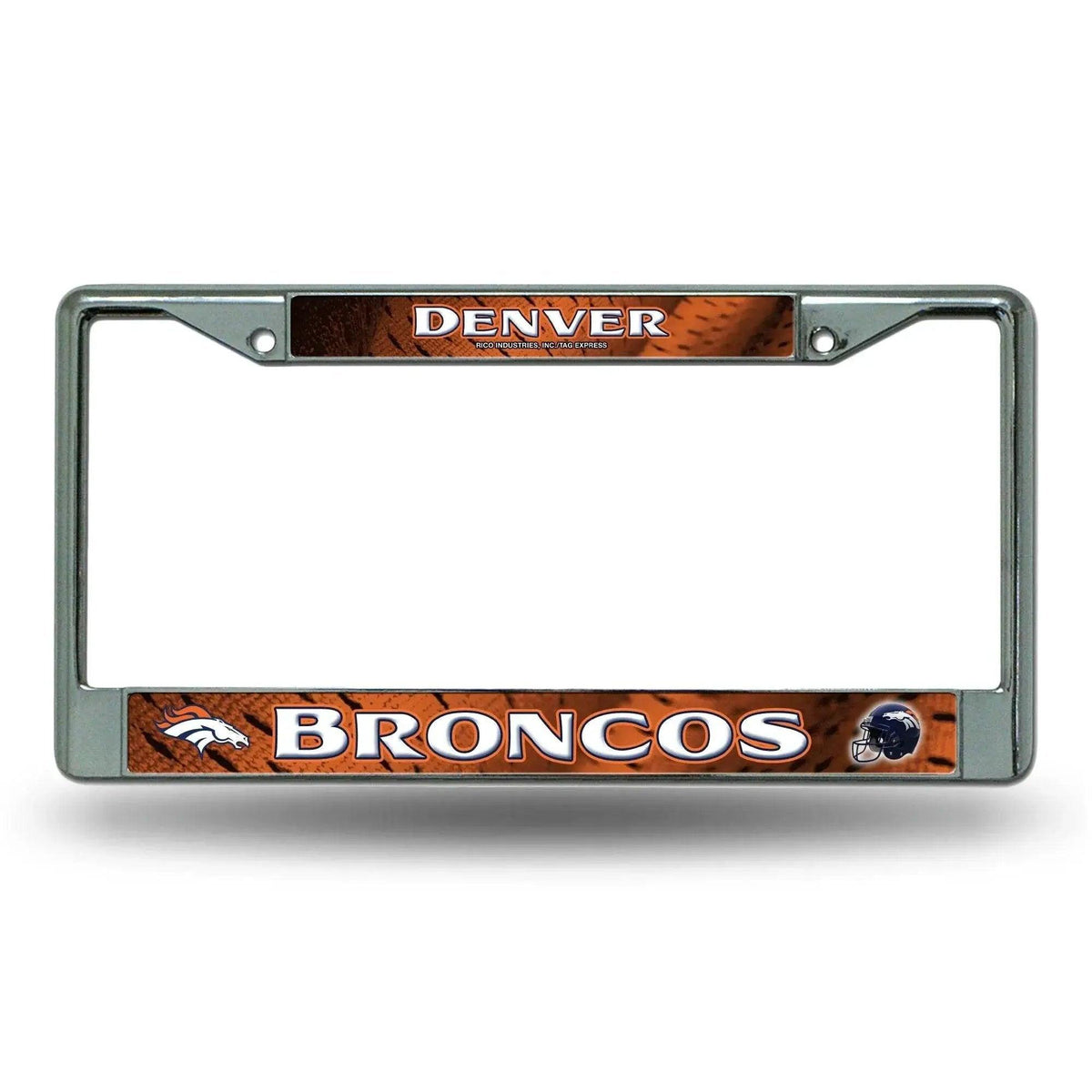  Denver Broncos License Plate Frame Chrome Printed Insert -  ToylandEU™