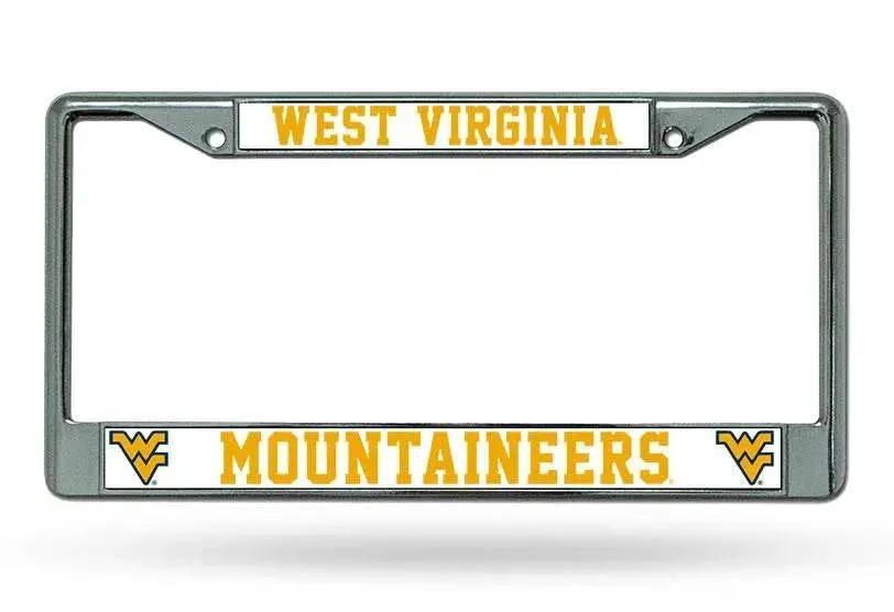  West Virginia Mountaineers License Plate Frame Chrome -  ToylandEU™