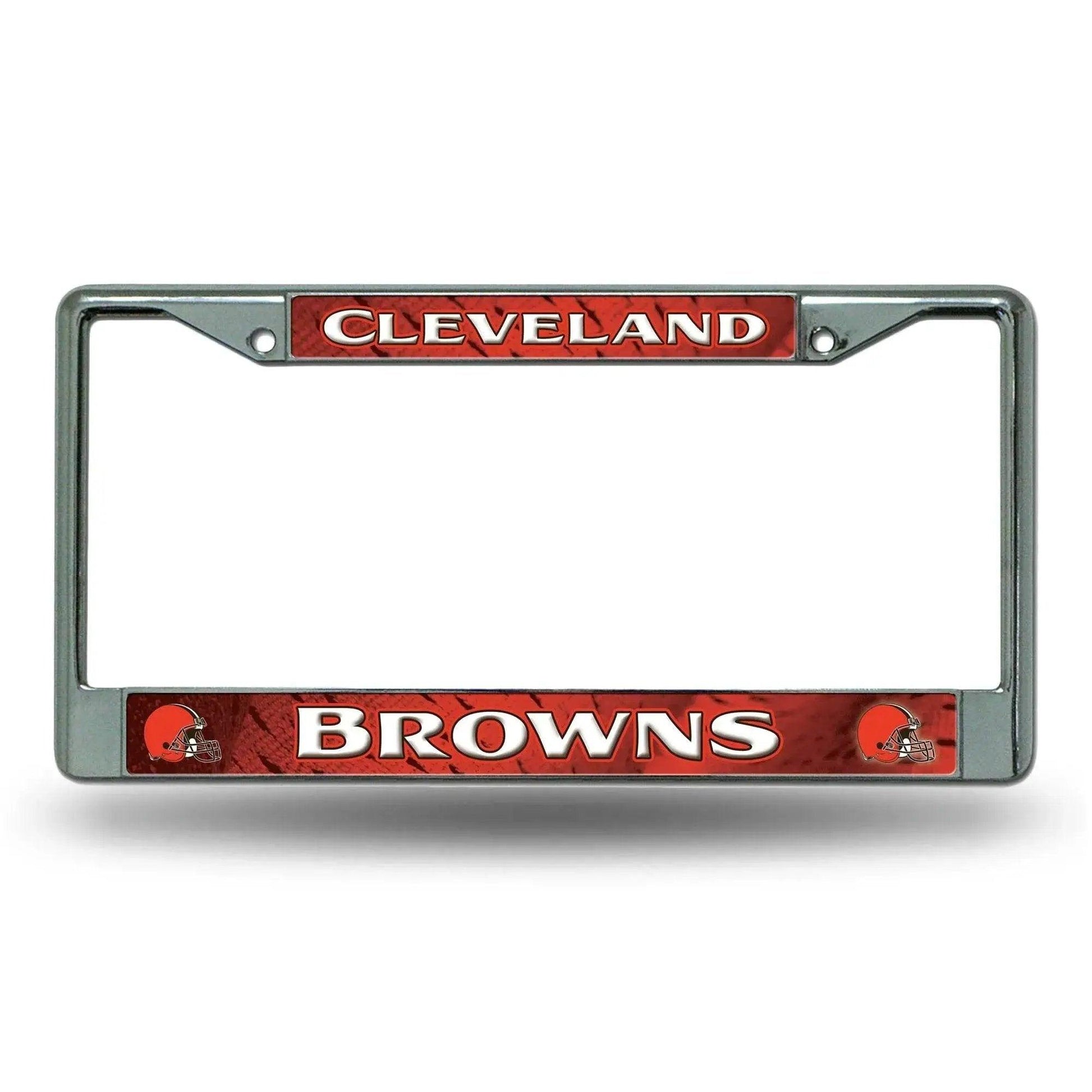  Cleveland Browns License Plate Frame Chrome Printed Insert -  ToylandEU™