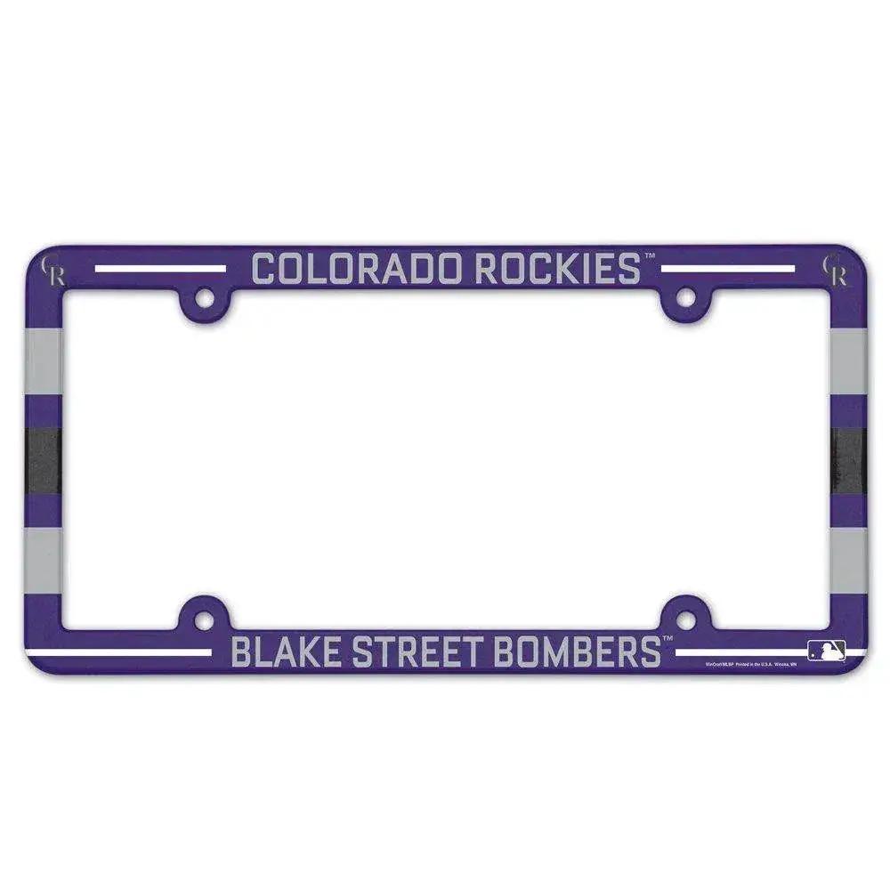  Colorado Rockies License Plate Frame Plastic Full Color Style -  ToylandEU™