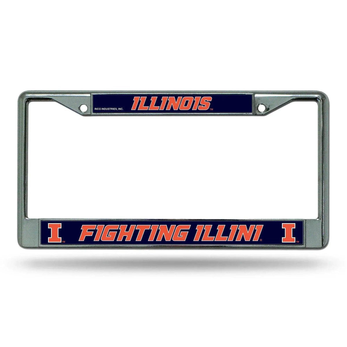  Illinois Fighting Illini Chrome License Plate Frame Insert -  ToylandEU™