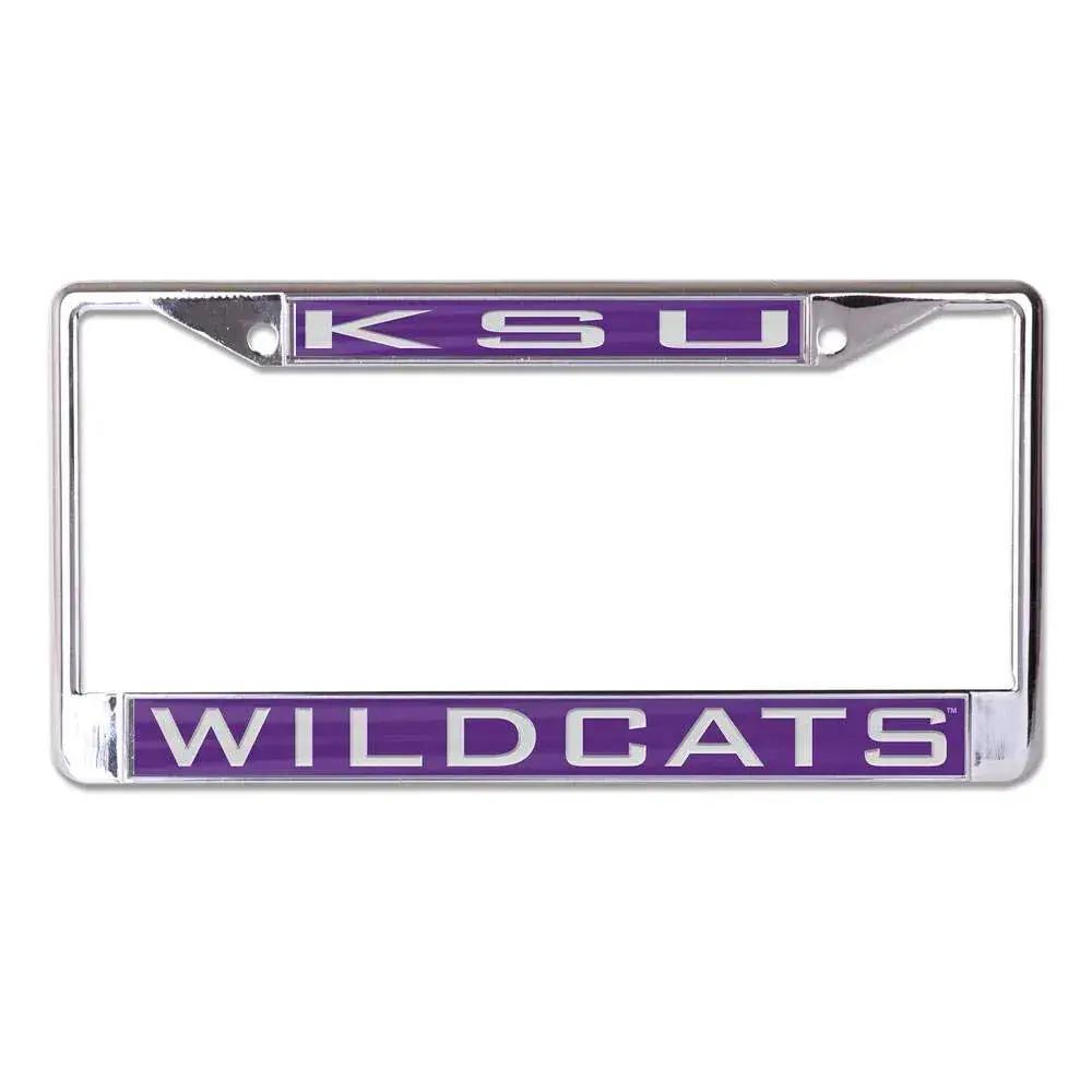  Kansas State Wildcats Inlaid Chrome License Plate Frame -  ToylandEU™