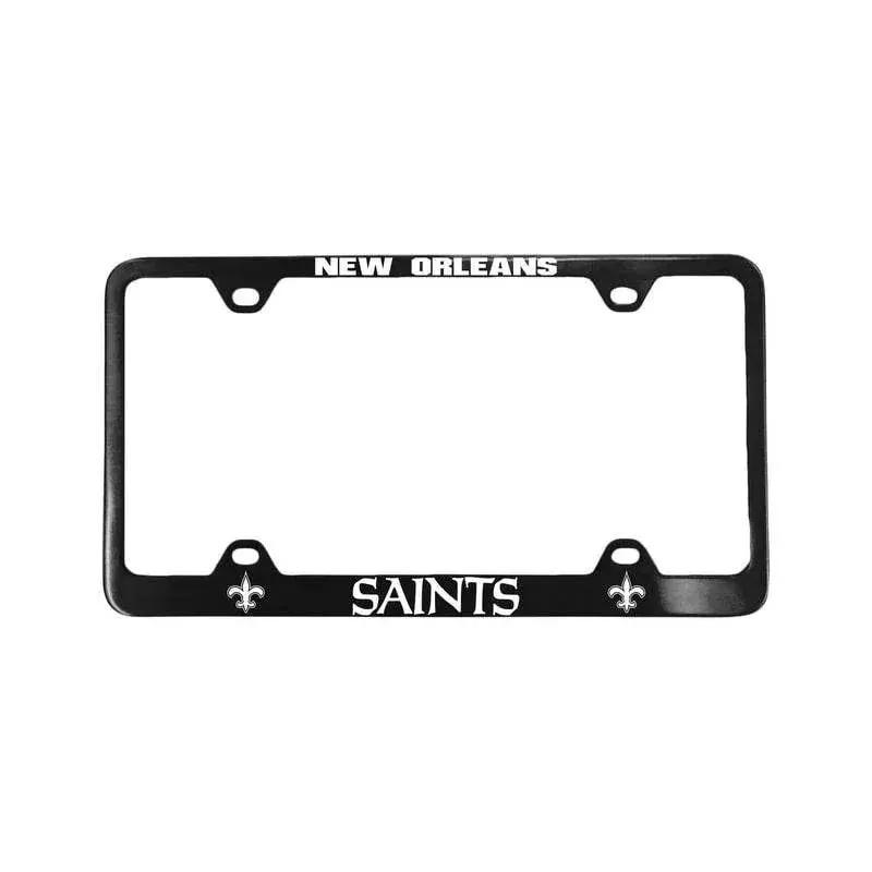  New Orleans Saints License Plate Frame Laser Cut Black -  ToylandEU™