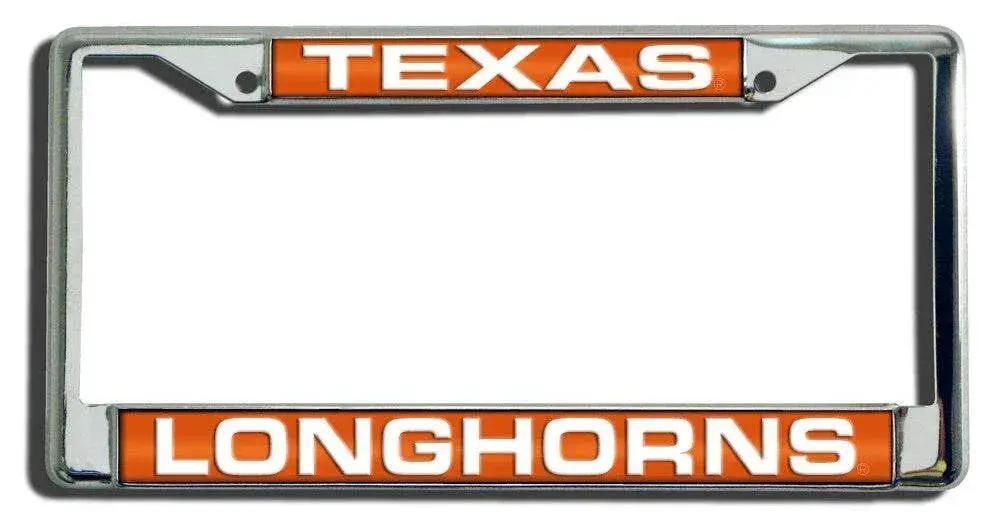  Texas Longhorns License Plate Frame Laser Cut Chrome -  ToylandEU™