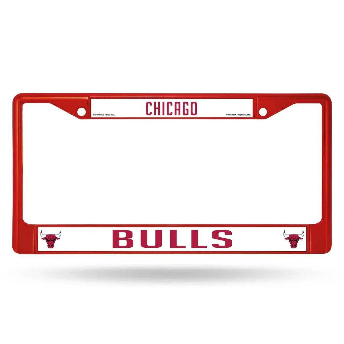  Chicago Bulls License Plate Frame Metal Red Licensed -  ToylandEU™