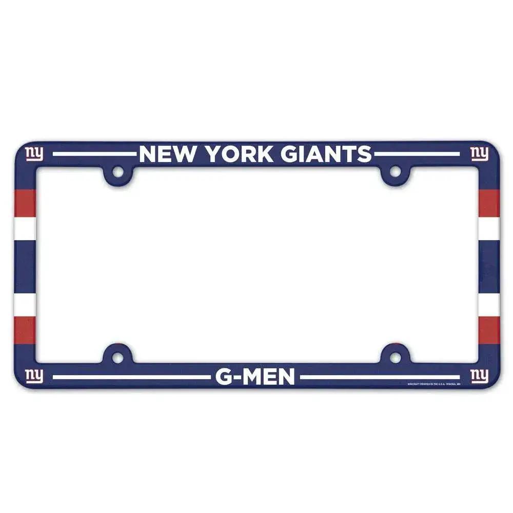  New York Giants License Plate Frame Plastic Full Color Style -  ToylandEU™