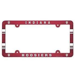  Indiana Hoosiers License Plate Frame Plastic Full Color -  ToylandEU™