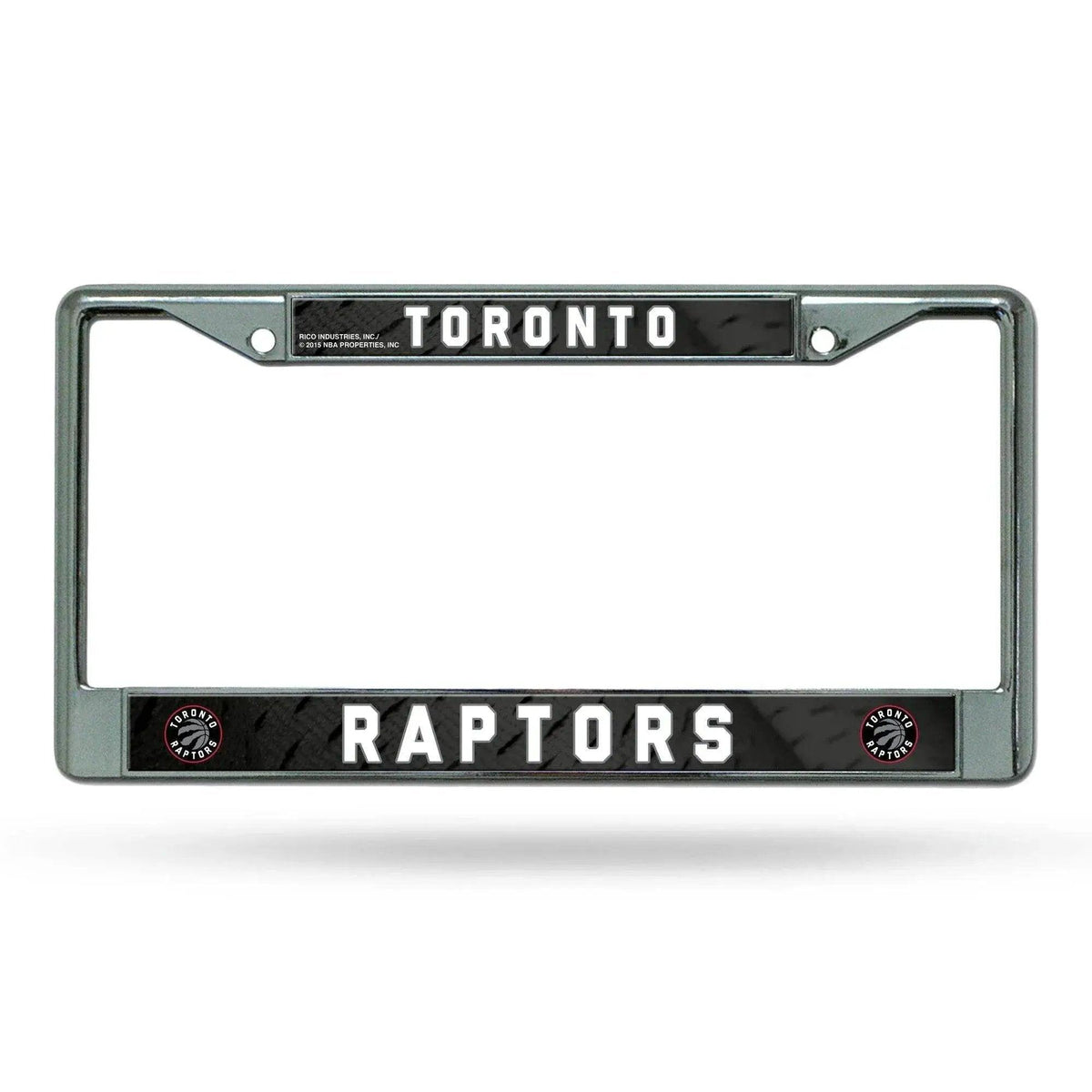  Toronto Raptors Chrome License Plate Frame with Logo Insert -  ToylandEU™