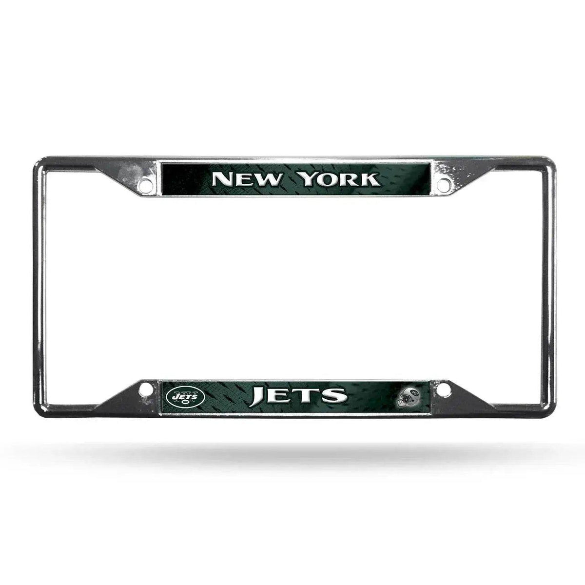  New York Jets Chrome License Plate Frame View Raised Logo -  ToylandEU™