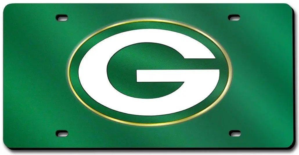  Green Bay Packers License Plate Laser Cut Green -  ToylandEU™