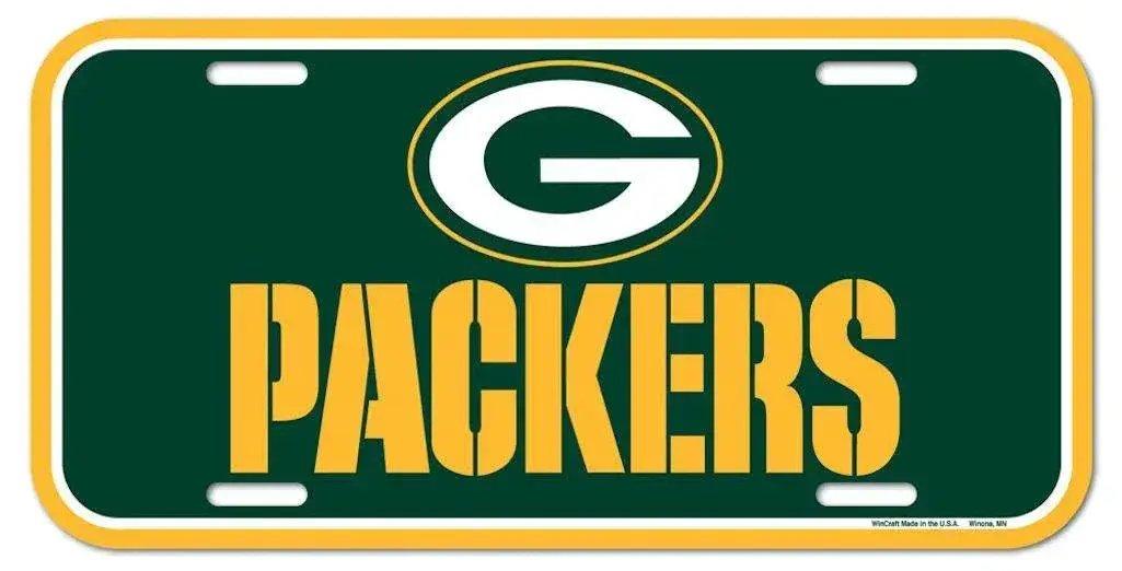  Green Bay Packers License Plate Plastic -  ToylandEU™