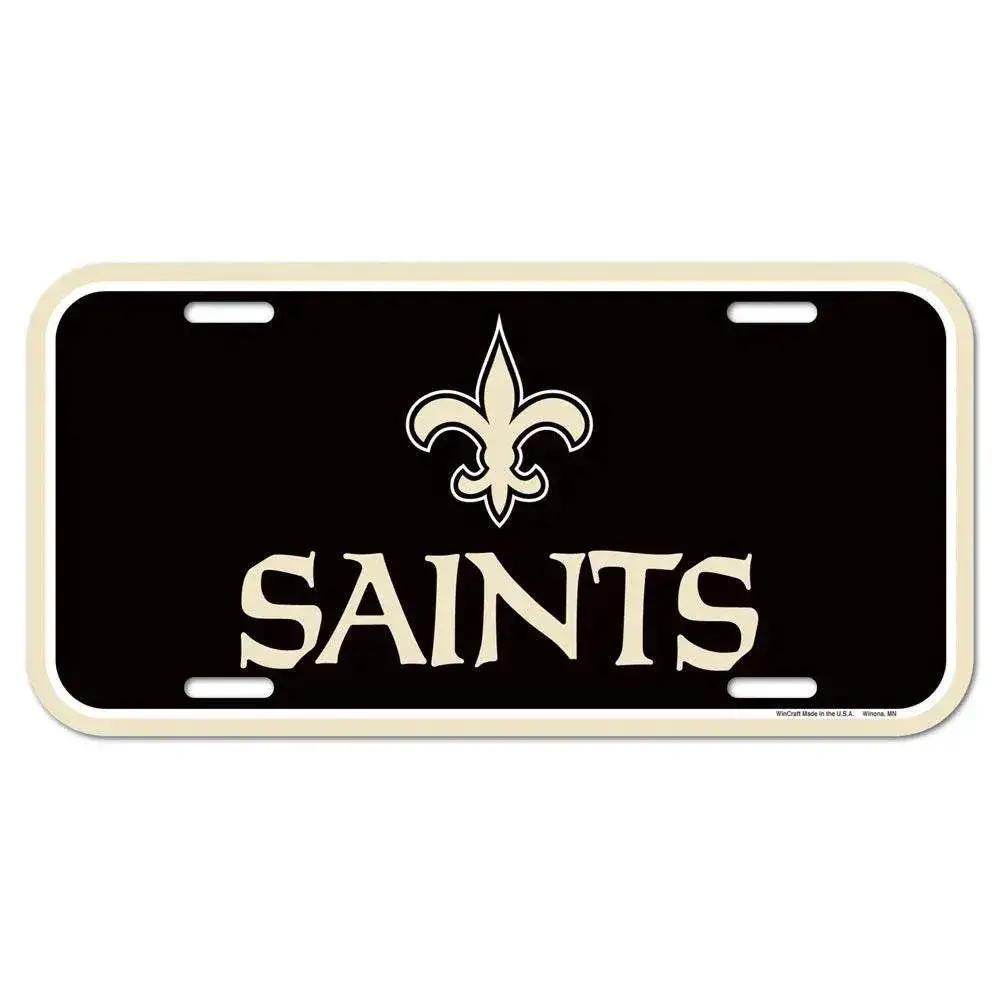  New Orleans Saints License Plate Plastic -  ToylandEU™
