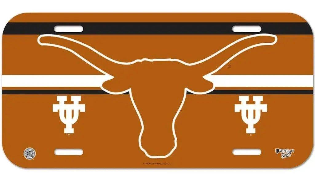  Texas Longhorns License Plate Plastic -  ToylandEU™