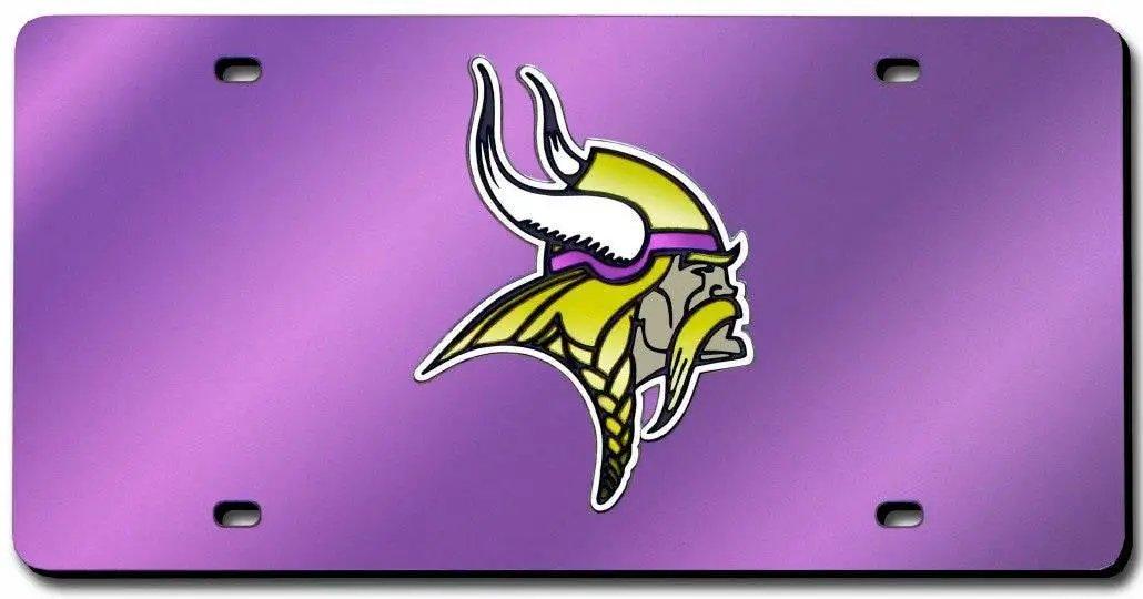  Minnesota Vikings Laser Cut Purple License Plate Special -  ToylandEU™