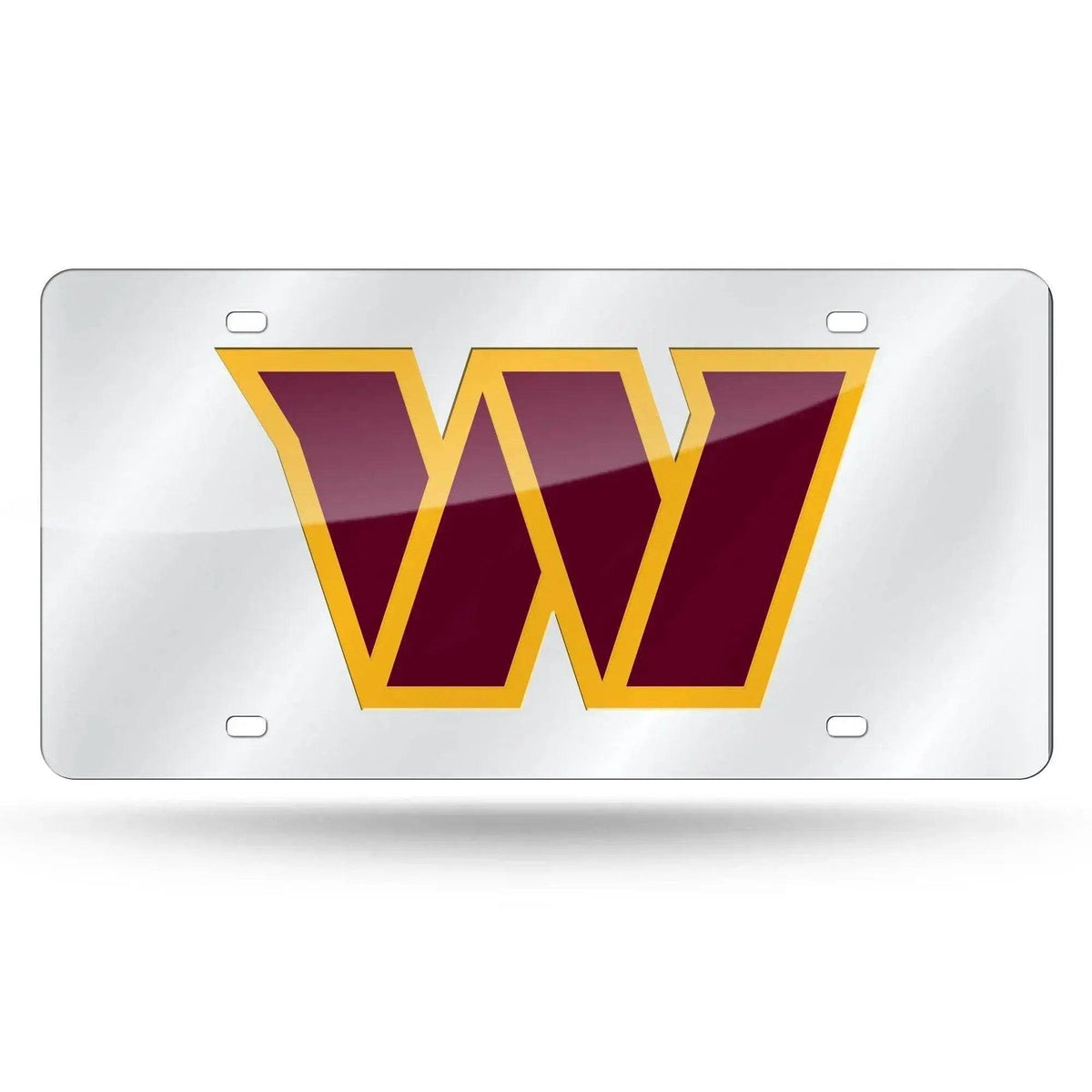  Washington Commanders Silver Laser Cut License Plate -  ToylandEU™