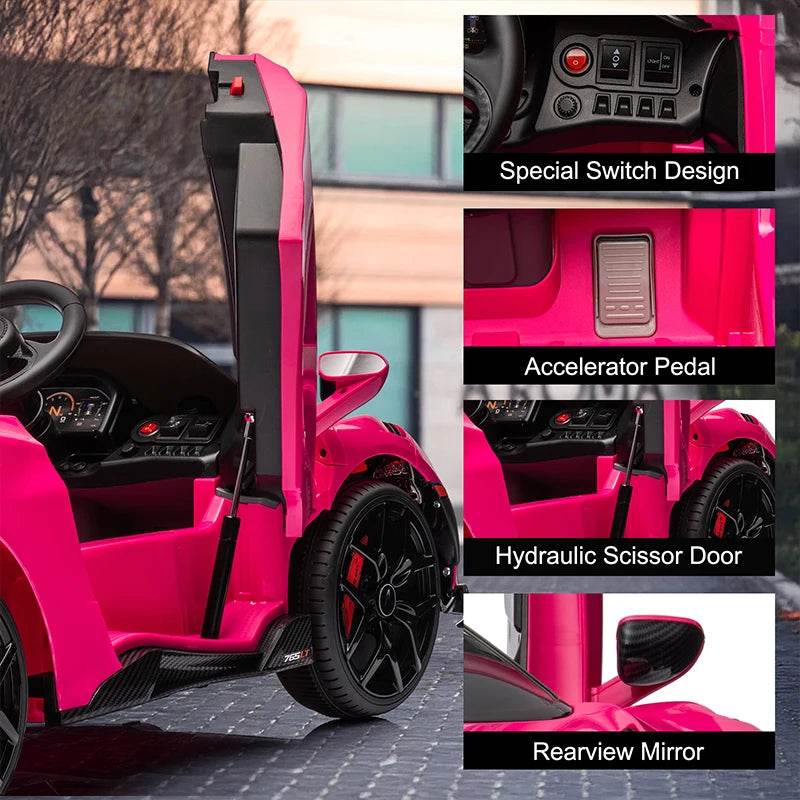 Licensed 12V McLaren 765LT Ride On Car Hydraulic Doors Kids - ToylandEU