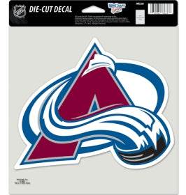 Licensed Colorado Avalanche Die Cut Decal 8x8 Color Vinyl - ToylandEU