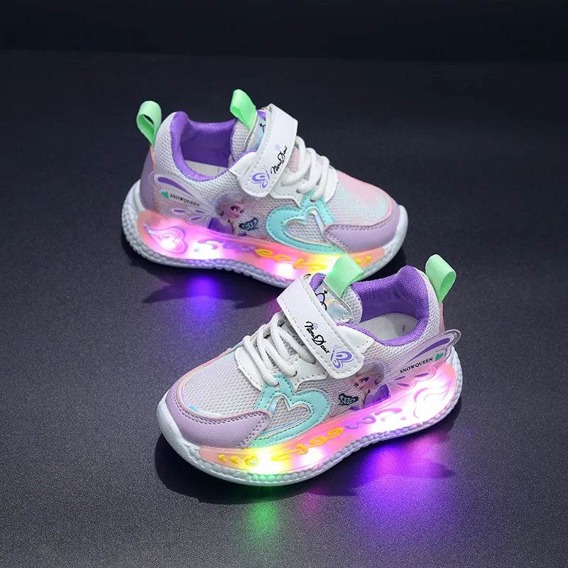 Licensed Disney Sneakers Light Up For Girls Casual Wear - ToylandEU