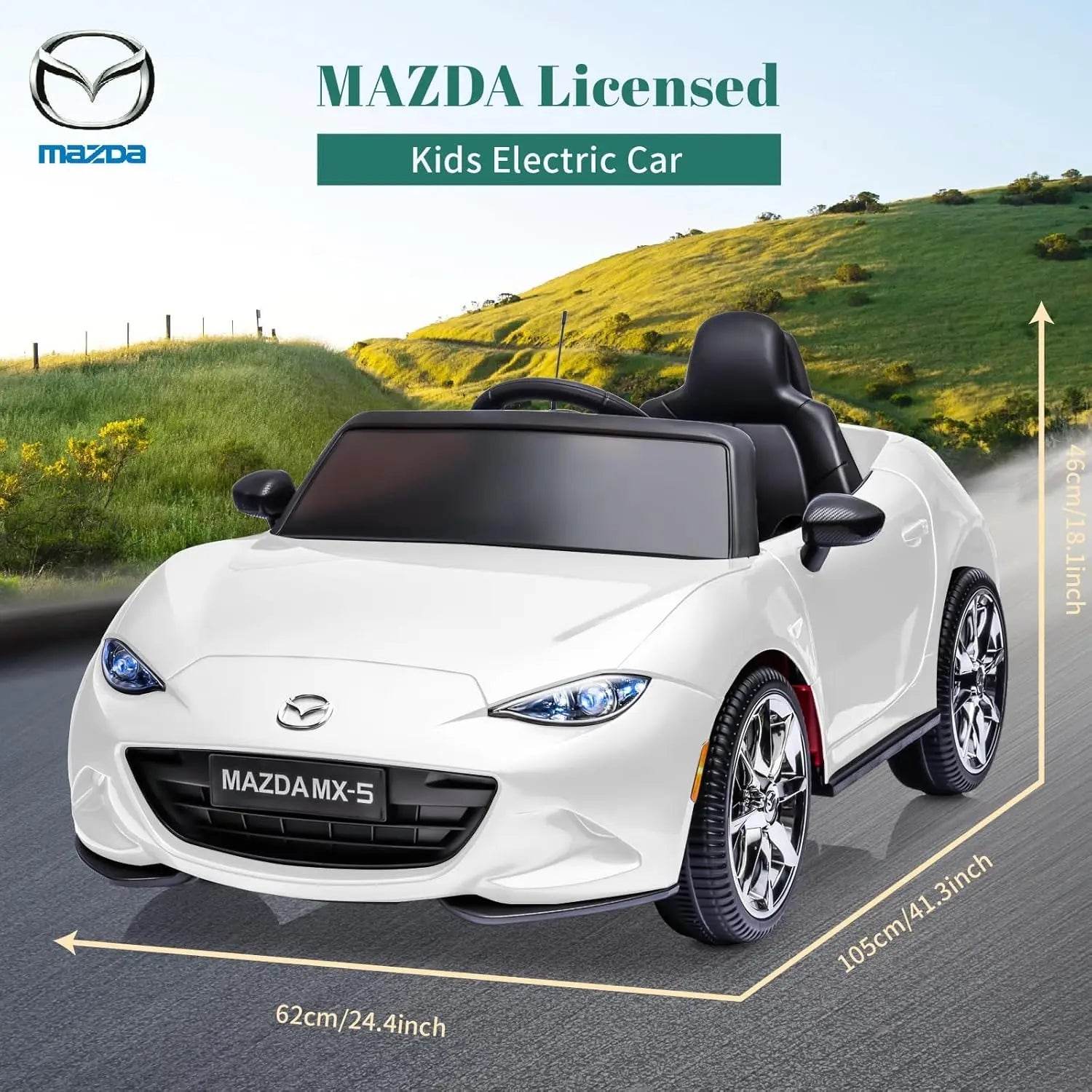 Licensed Kids Ride On Car Single Seat Remote Ages 3 To 12 - ToylandEU