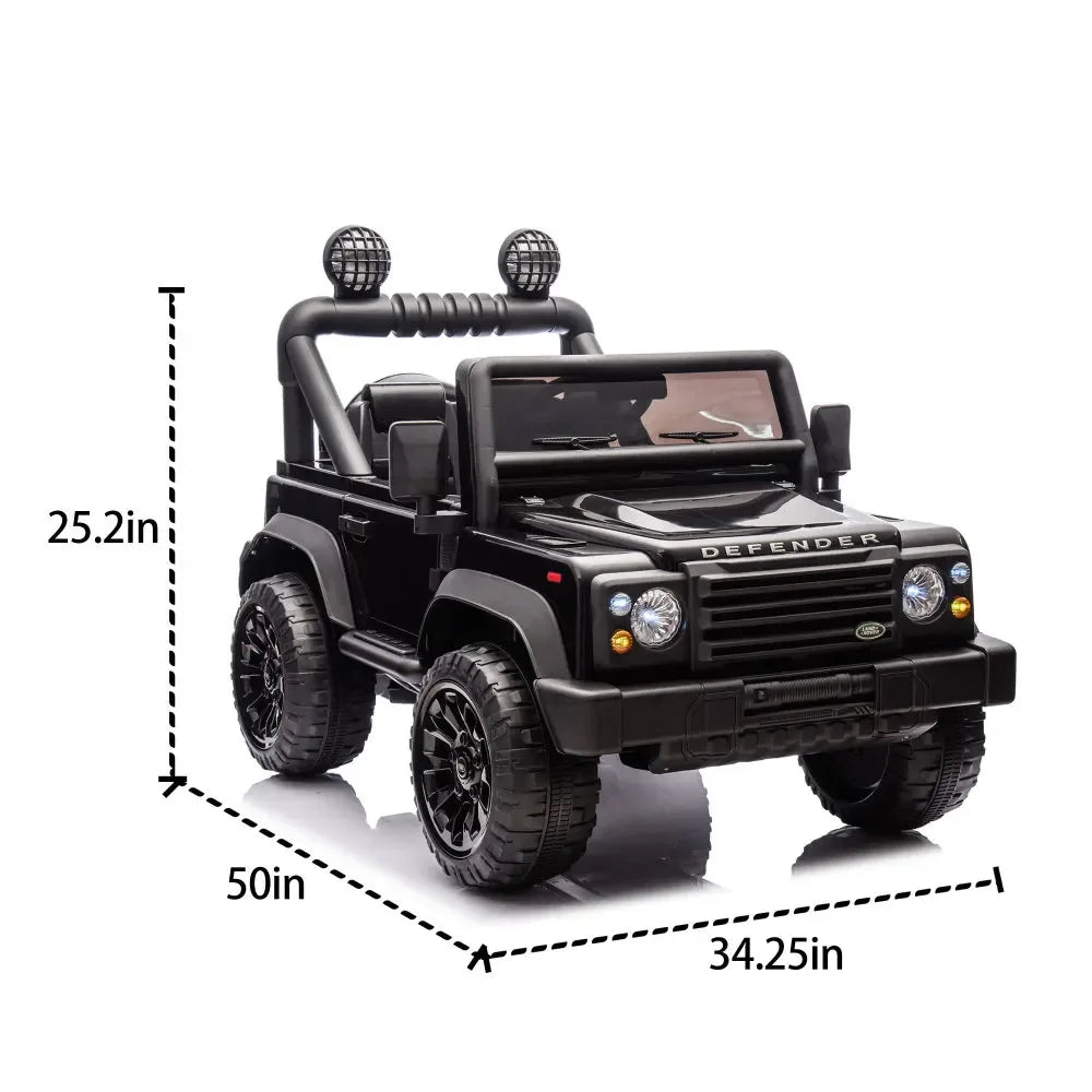 Licensed Land Rover Defender Ride On Car With Parent Control - ToylandEU