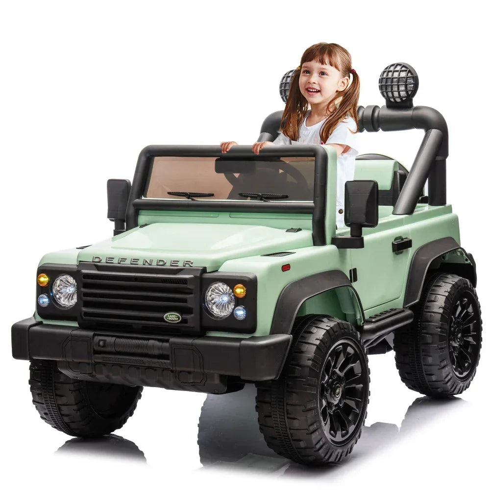 Licensed Land Rover Defender Ride On Car With Parent Control - ToylandEU