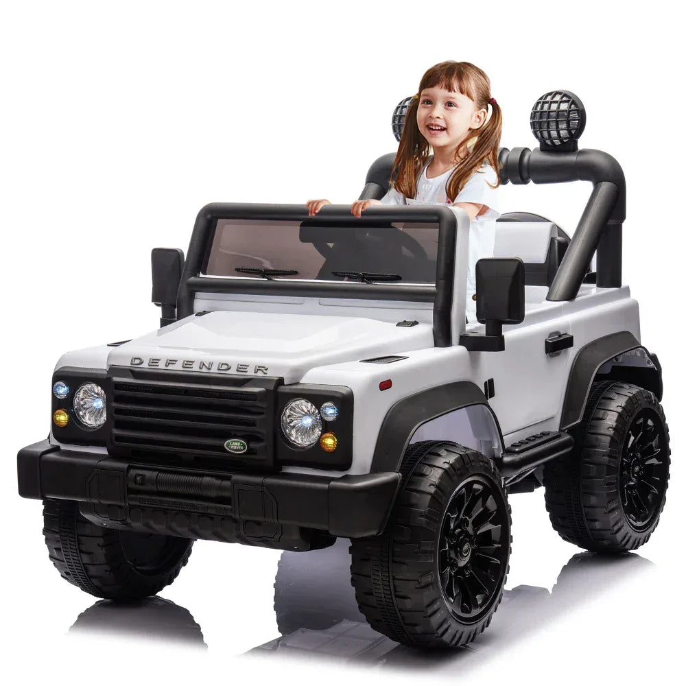 Licensed Land Rover Defender Ride On Car With Parent Control - ToylandEU