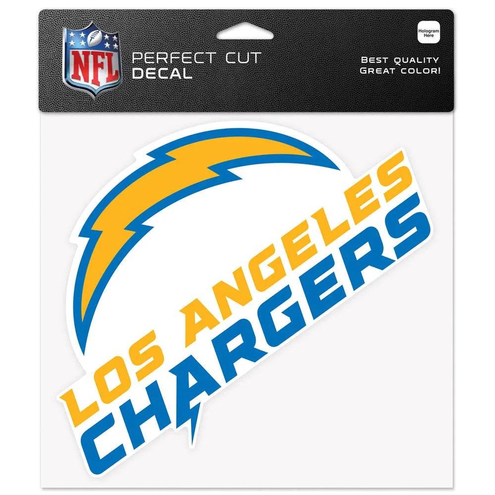Licensed Los Angeles Chargers 8x8 Die Cut Color Decal - ToylandEU