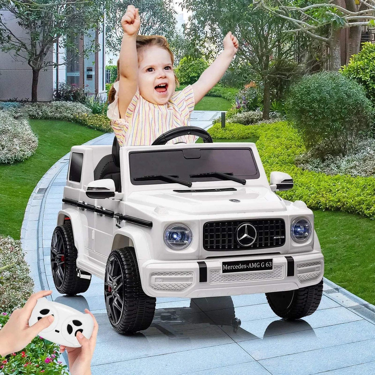 Licensed Mercedes G63 12V Kids Ride On Car With Remote - ToylandEU