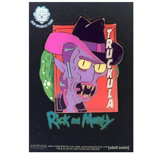Licensed Rick And Morty Enamel Pin Zen Monkey Truckula Pastel - ToylandEU