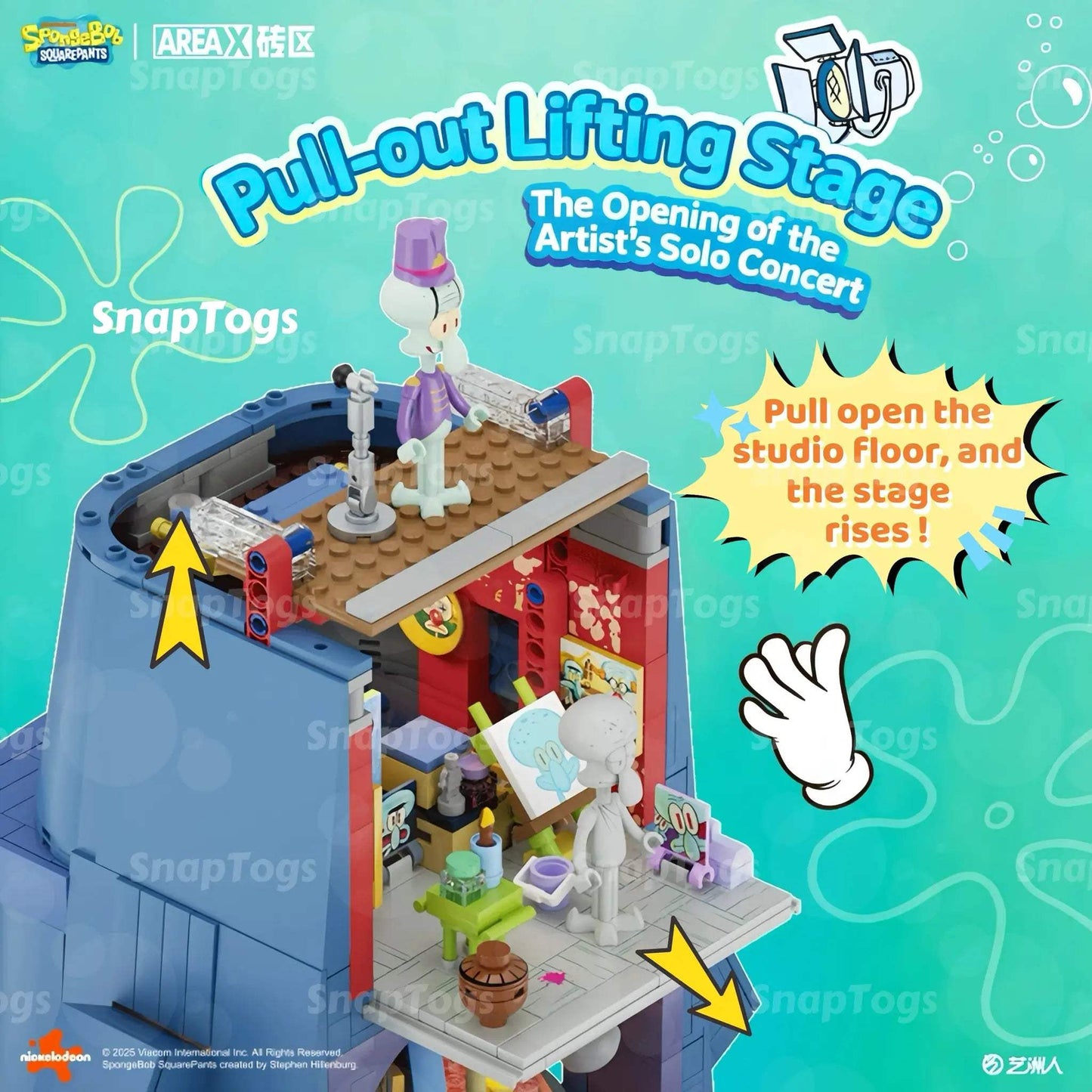Licensed SpongeBob Lego Compatible Building Blocks Set Collectible - ToylandEU