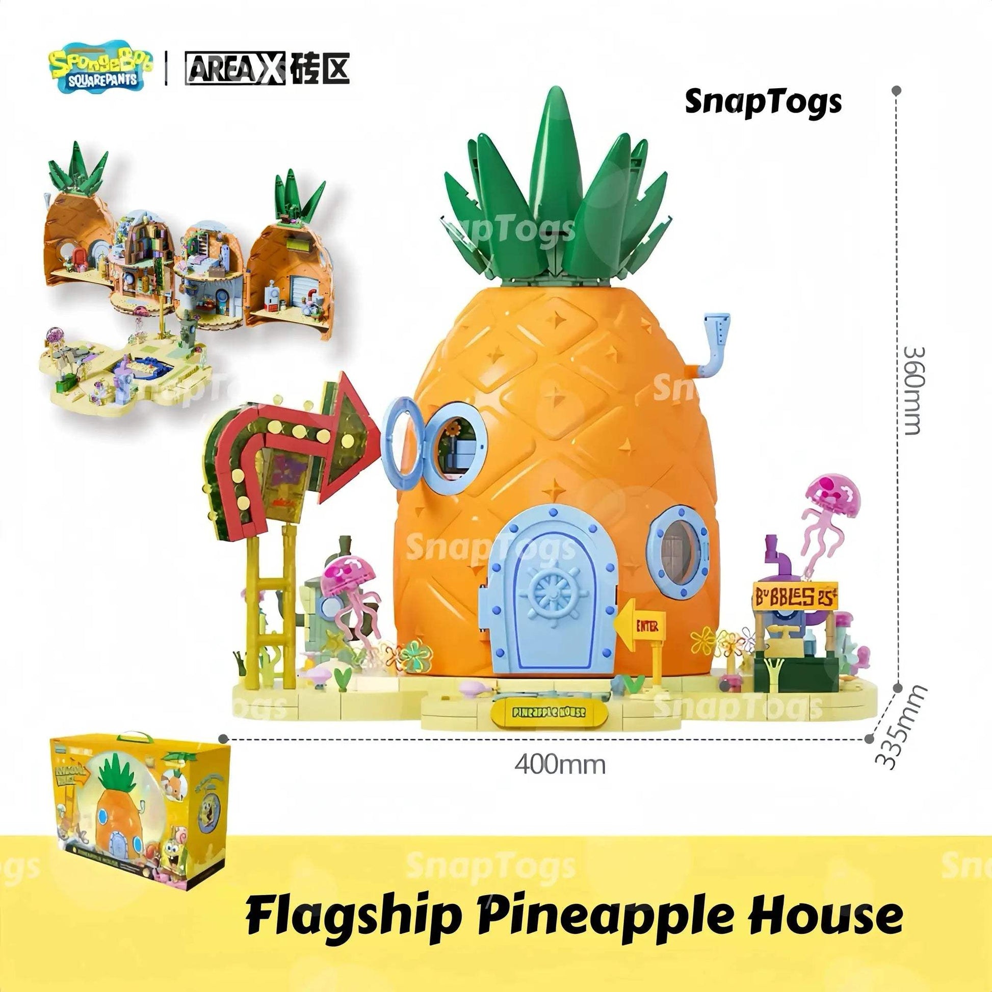 Licensed SpongeBob Lego Compatible Building Blocks Set Collectible - ToylandEU