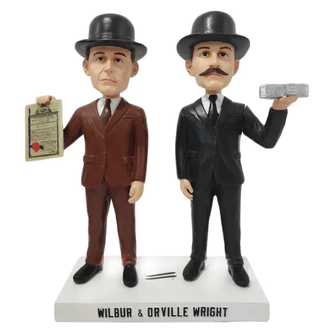 Licensed Wright Brothers Bobbleheads Collectible Set - ToylandEU