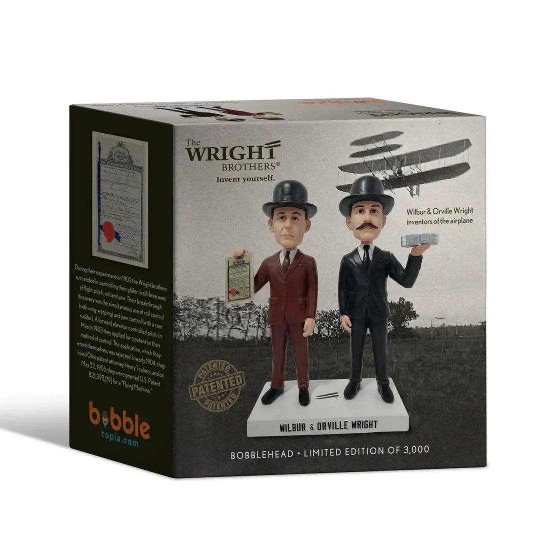 Licensed Wright Brothers Bobbleheads Collectible Set - ToylandEU