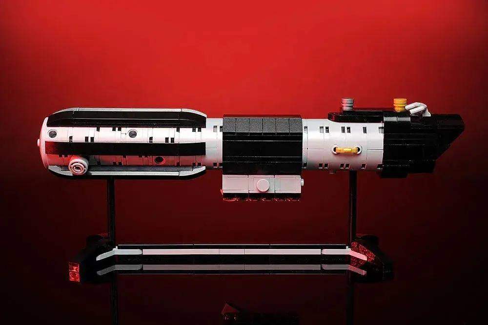 Life Size Darth Vader Lightsaber Lego Display with Stand - ToylandEU