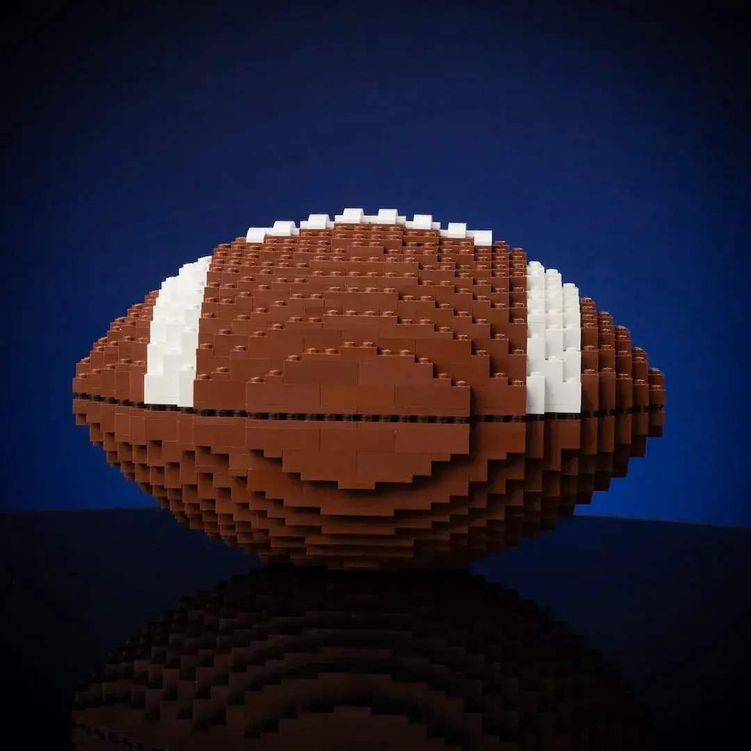 Life Size LEGO American Football Display For Man Cave - ToylandEU