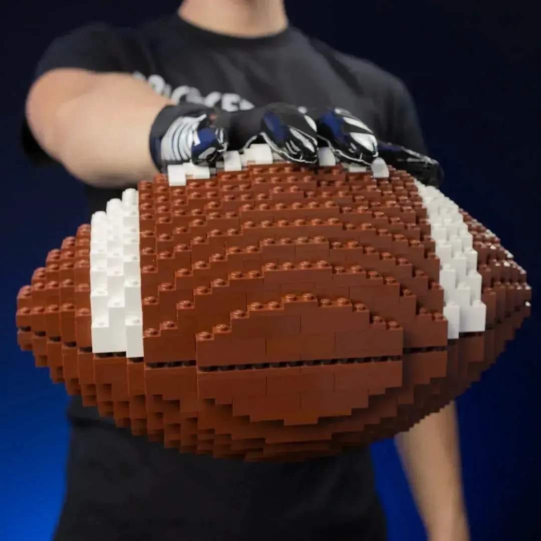 Life Size LEGO American Football Display For Man Cave - ToylandEU