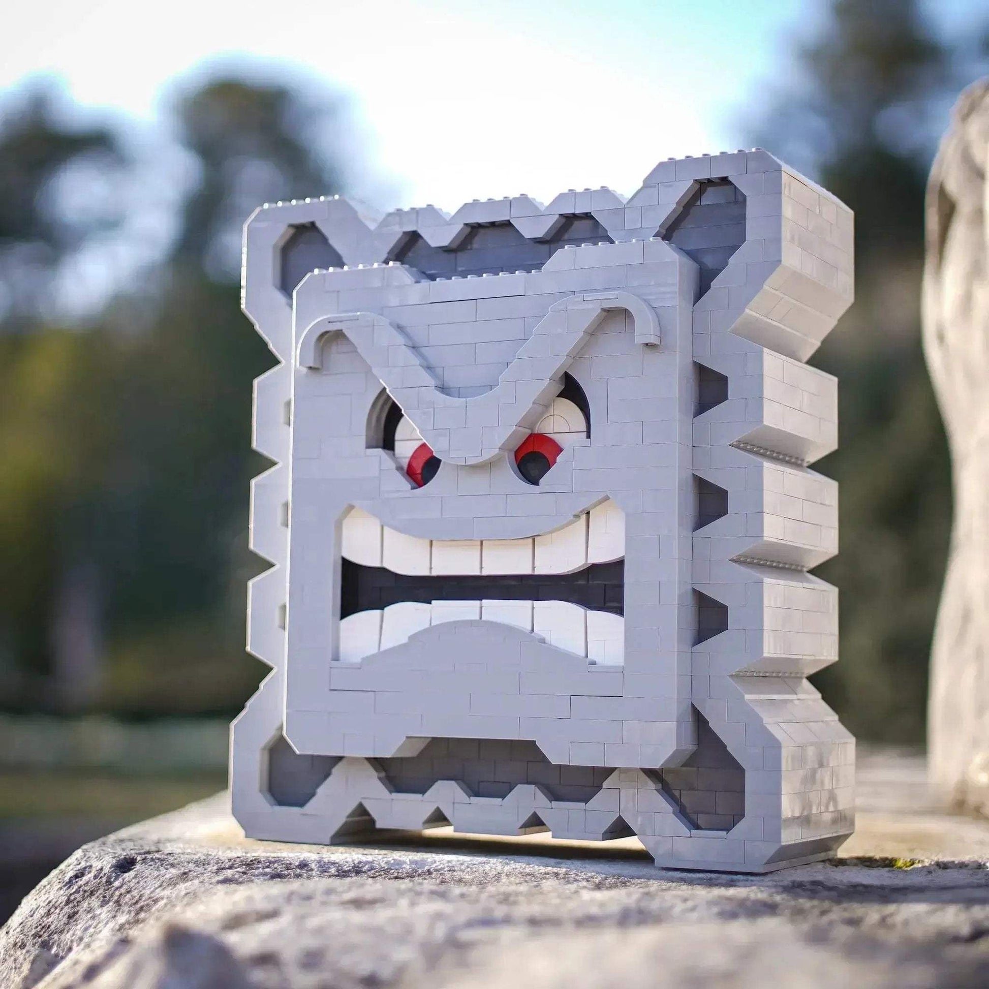 Huge Life Size Angry Block LEGO Sculpture For Display - ToylandEU